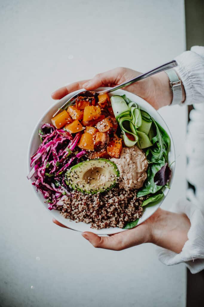 Sweet Potato Nourish Bowl - Vegan, Gluten-Free & Healthy! Georgie Eats.
