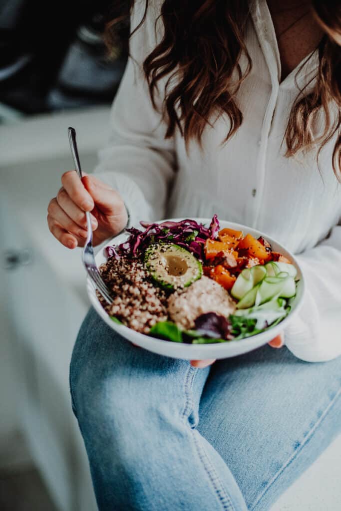 Sweet Potato Nourish Bowl - Vegan, Gluten-Free & Healthy! Georgie Eats.