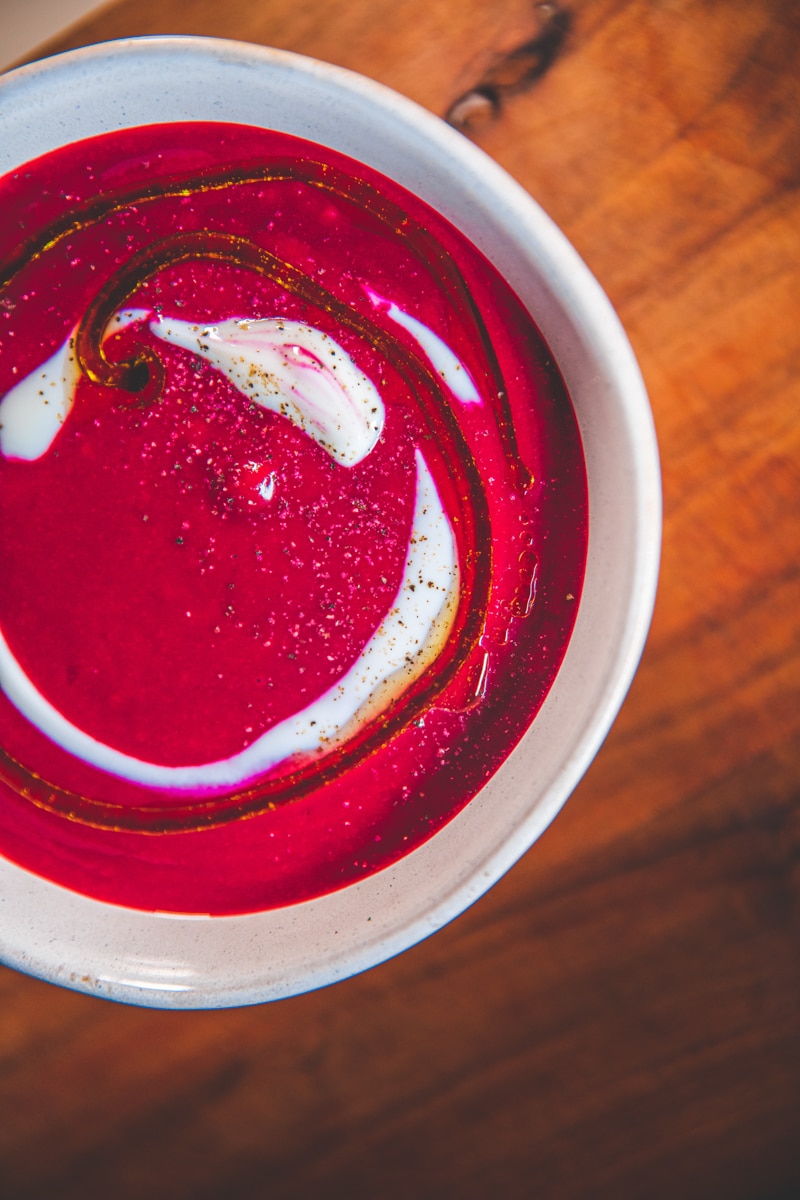 Roasted Beetroot Soup - Georgie Eats