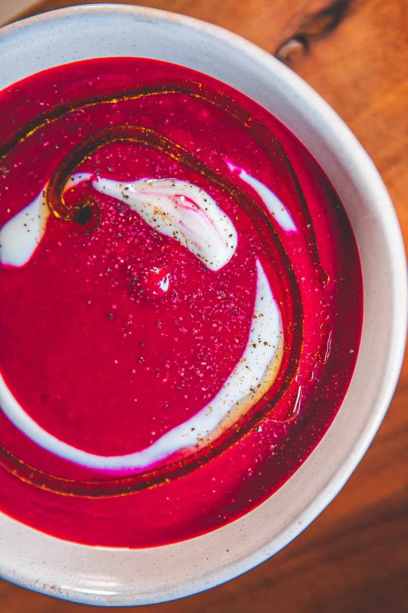 Roasted Beetroot Soup - Georgie Eats