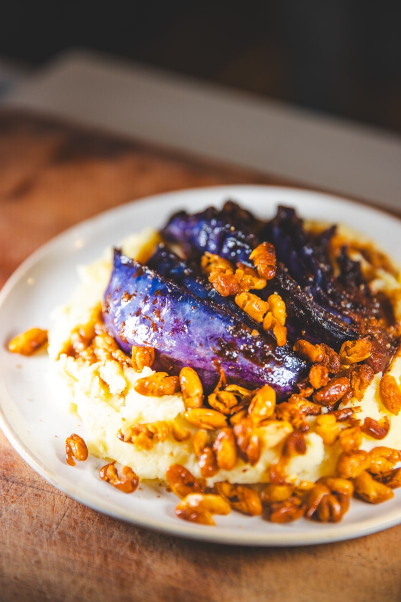 Miso Red Cabbage & Mash - Georgie Eats