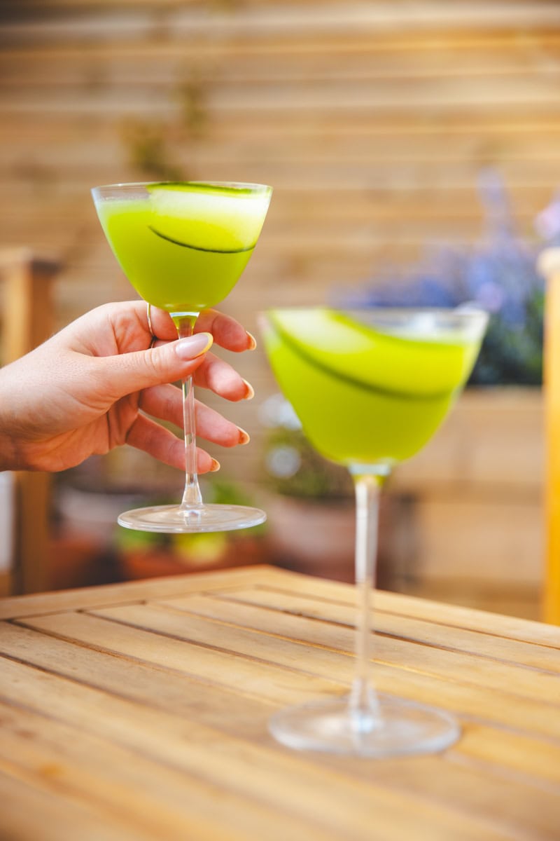 Basil Gimlet - Georgie Eats