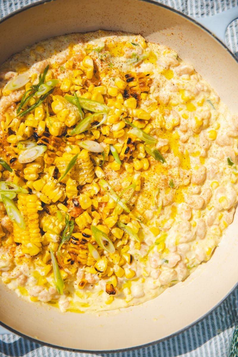 Creamed Corn Beans - Georgie Eats