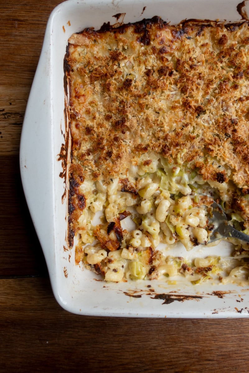 CARAMELISED LEEK & MUSTARD MACARONI CHEESE