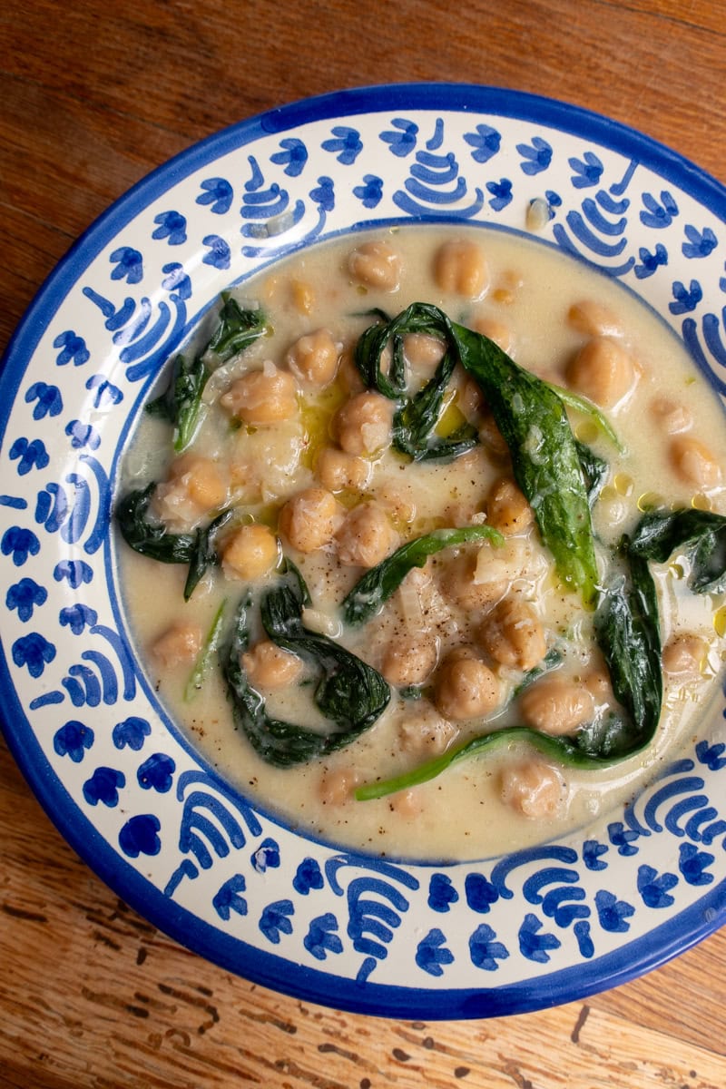PECORINO CHICKPEAS, WILD GARLIC